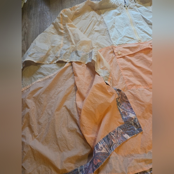 Free people colorblocked rain poncho - Picture 6 of 9